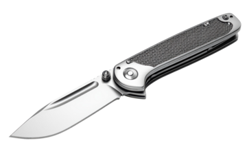 Precision Metal Pocket Knife Everyday Carry Gear Modern Design Silver Blade Folding Collector s Item