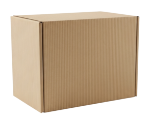 Cardboard box transparent background cutout png
