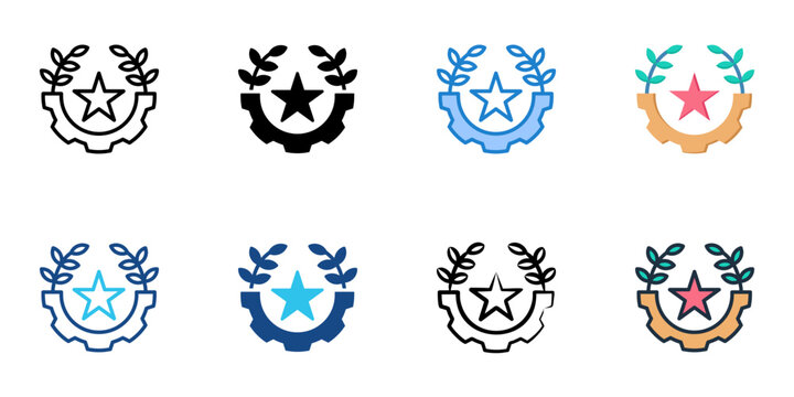 Socialism icon set multiple style collection 
