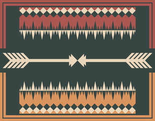 Native American Pattern, Ethnic Fabric Carpet Rugs Design, Home Decoration Bohemian Minimalist Fashion Furniture, Textile industry, etc.