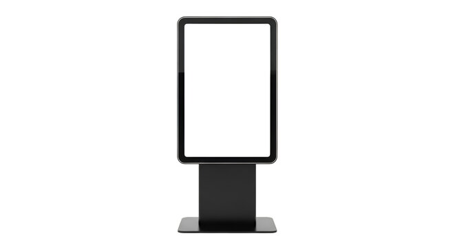 Digital Information Kiosk with Blank Screen display
