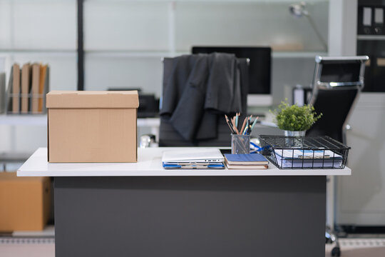 workspace area with laptop tablet smartphone and paperwork on the table in the office concept.