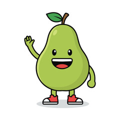 green apple cartoon