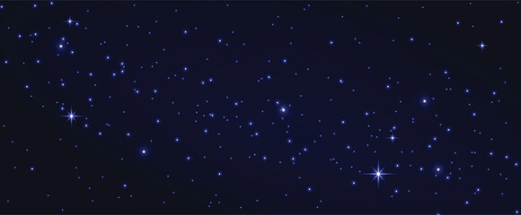 concept of web banner magic color galaxy horizontal space