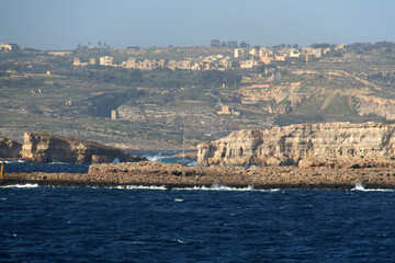 Obraz premium View of the island of Gozo, Malta