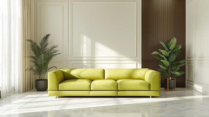 Minimalist, Cozy and modern living room interior design