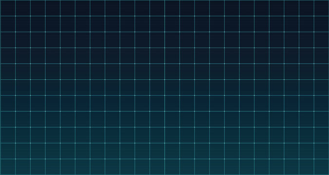 hud grid game panel graph with dots lines digital screen