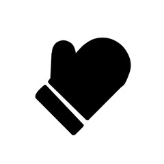 Oven mitts icon