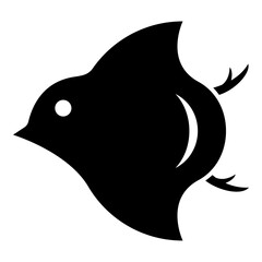 和柄　千鳥　シルエットアイコン