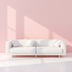 Minimalist, Cozy and modern living room interior design