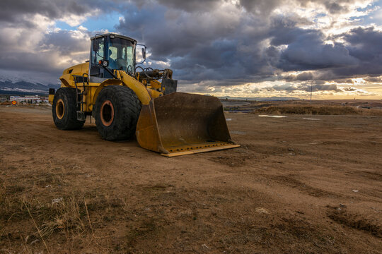 Heavy machinery for the construction