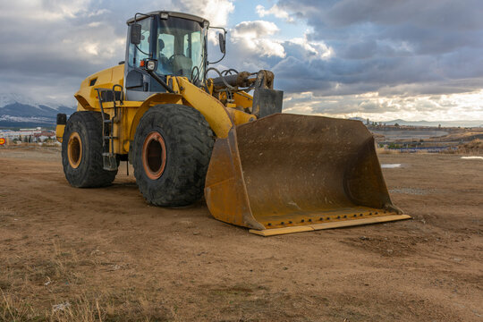 Heavy machinery for the construction