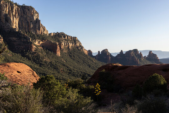 Rugged and rocky high desert landscape