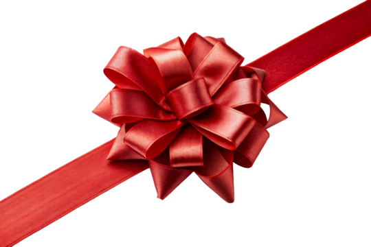 Red Ribbon Bow Decoration
