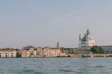 Fototapeta premium View of Giudecca and Basilica della Salute in Venice