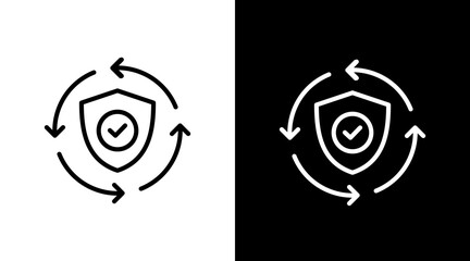 Resilience  White Icon Set Design