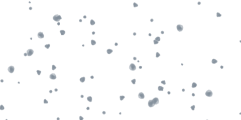 Scattered grey dots on transparent background create a simple abstract pattern