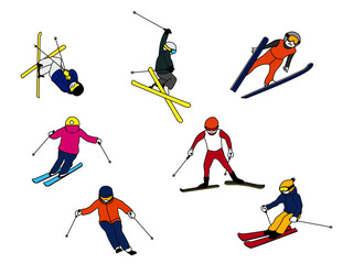 スキーイラスト