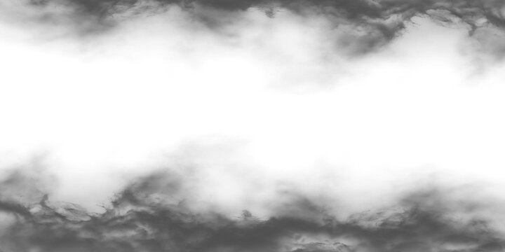 Dramatic frame of dark clouds for text or design