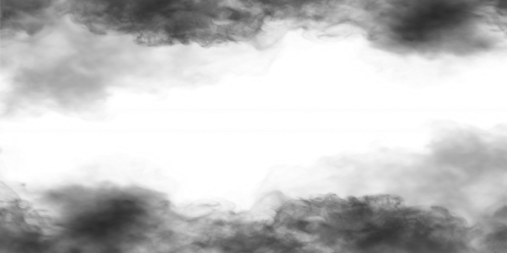 Dramatic smoke frame with copy space in center