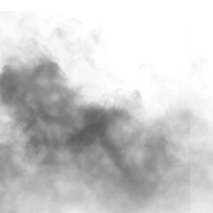 Gray smoke for effects and compositing work