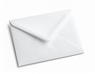 White envelope with transparent background