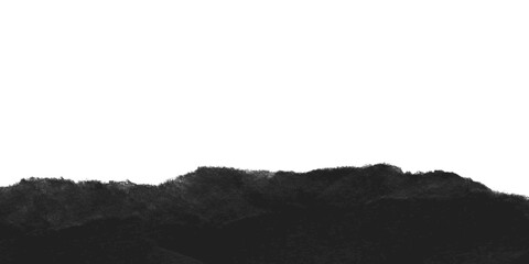 Monochrome low poly mountain range illustration