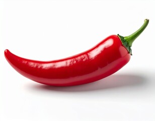 Red chili pepper with transparent background