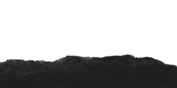 Monochrome low poly mountain range illustration