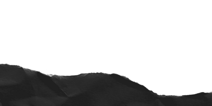 Monochrome low poly mountain range illustration