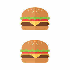 Delicious Gourmet Burger with Fresh Ingredients and Tasty Toppings
