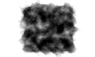 Black smoke cloud texture. Abstract square background with soft misty diffusion and dark vapor effect for artistic overlays and modern design projects.