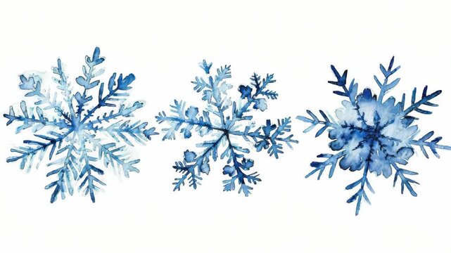 Beautiful handcrafted snowflake designs in shades of blue and white. Perfect for winter-themed decor or as a gift for the holidays.