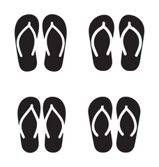 A set of three black silhouette icons depicting a painter's palette and various paintbrushes, symbolizing art, creativity, and painting.