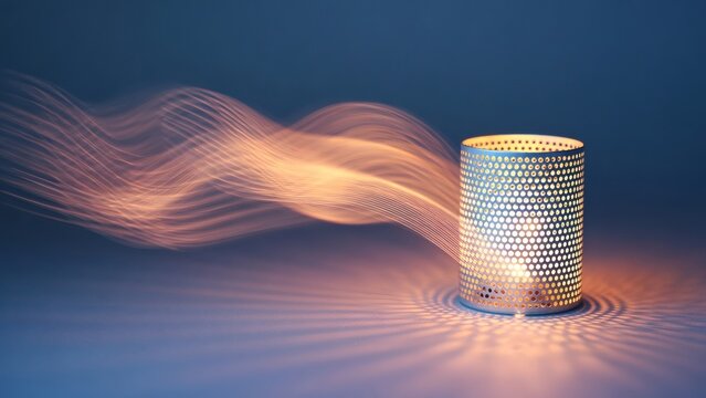 Stacked coins with motion blur effect on dark gradient background