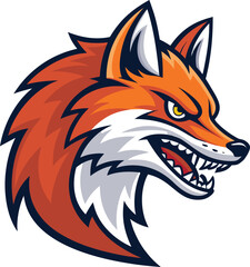 unique fox logo, fox illustration, vector creative fox Animal Modern Simple Design Concept logo set