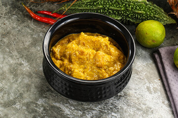 Inchian cuisine - chicken cashew curry