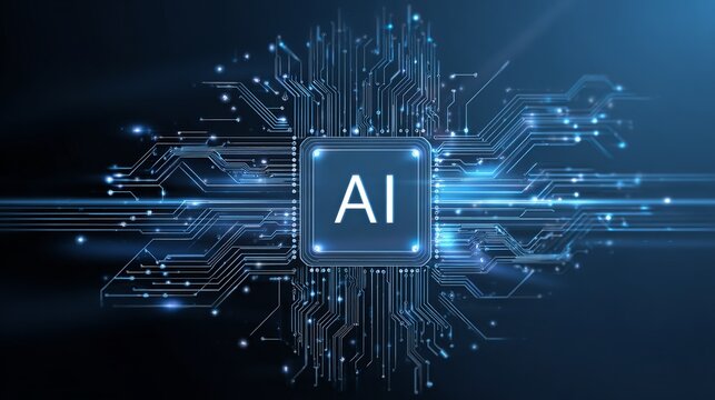 Elegant AI artwork showcasing neural network technology and futuristic innovation for business solutions, modern design, and cutting-edge algorithms