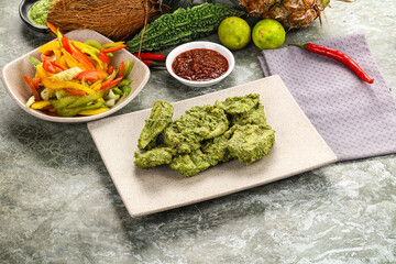 Indian cuisine - Mint chicken tikka