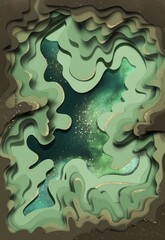 Whimsical 3D iPhone Live Wallpaper &ndash; Dreamy Paper-Cut Depth-Layered  Wallpaper  Magical
