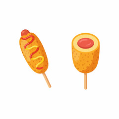 Delicious Corn Dog Treats Perfect for Any Fair or Festival