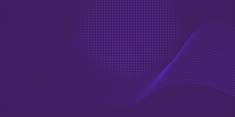 Light purple wave abstract background. Gradient. The surface texture of the fabric is firm. Dark colored background with space for design. Plum eggplant color combination