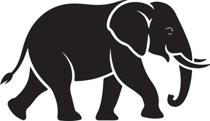 Obraz premium Majestic Elephant Silhouette