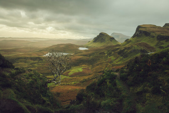 old valley in highlands scotland