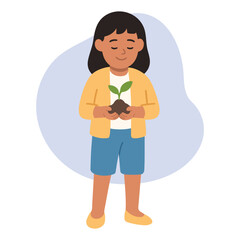 World Soil Day Healthy Soil and Plant Illustration