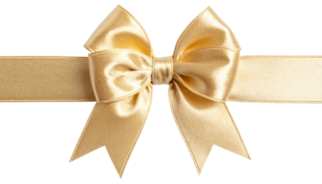 bow rinbbon decorative gift present isolated on transparent png