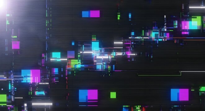 Abstract digital data visualization
