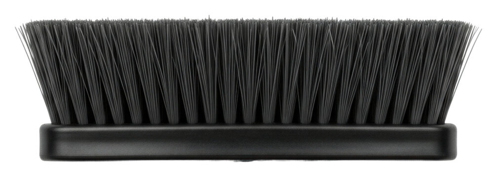 Brush cleaning technique workshop instructional content isolated on transparent background