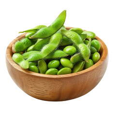 Fresh Edamame Harvest A Bowl of Green Soybeans Healthy Snack Vegan Food Asian Cuisine Raw Diet