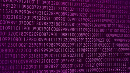 Abstract representation of flowing binary code and digital numbers in futuristic, symbolizing technology, and information transformation. video concept of digital and data processing - Powered by Adobe